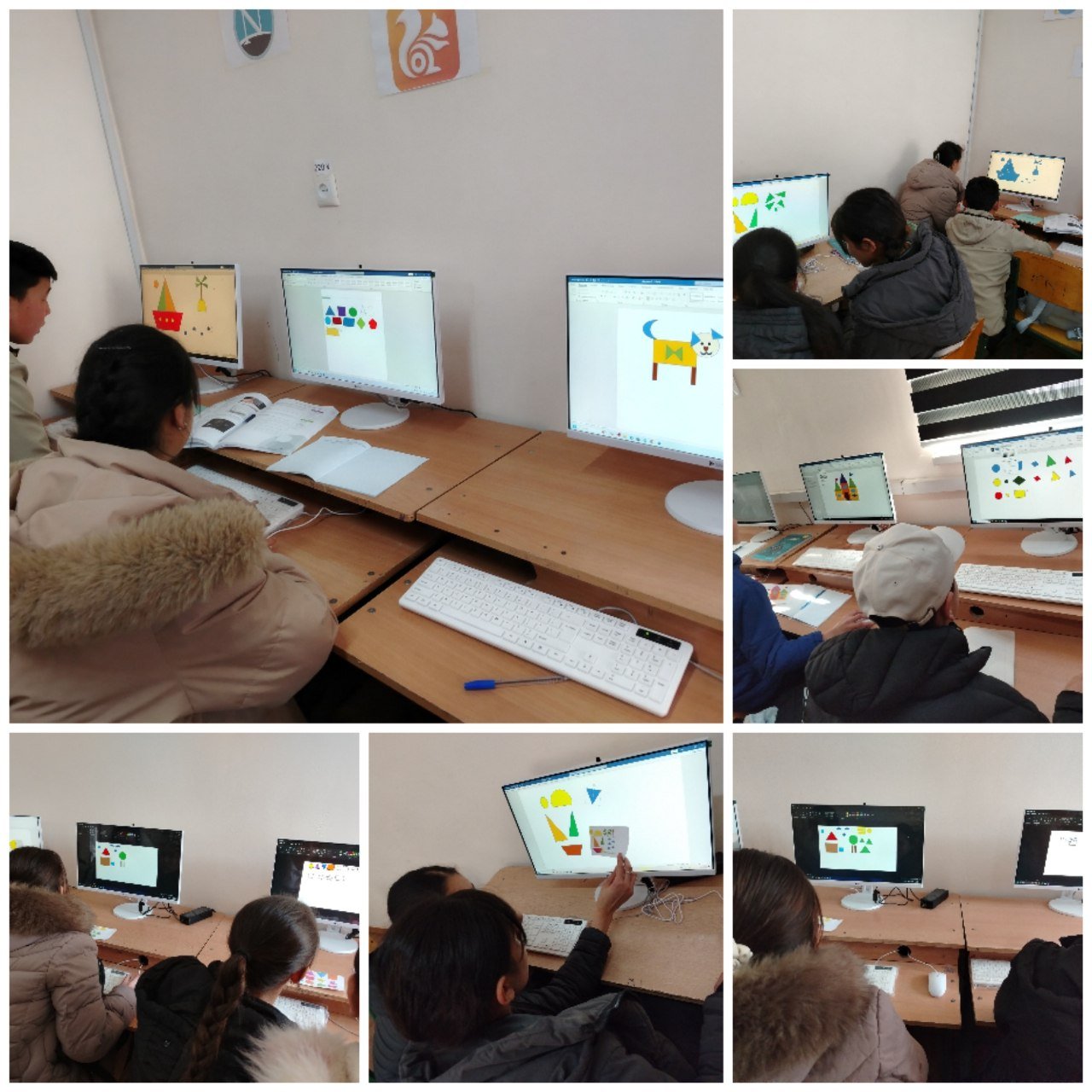 Qo'shko'pir tumani 24-son maktabining "yosh dasturchi" to'garagidan lavhalar